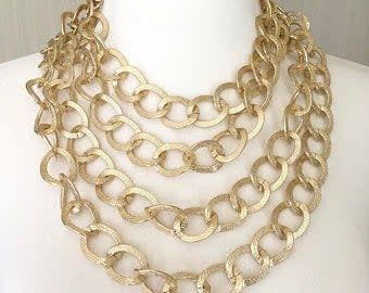 GP Aluminum, Curb Chain, Gold, 20x15.5x1.5mm, 6.5 Feet, 92gms/3.25oz