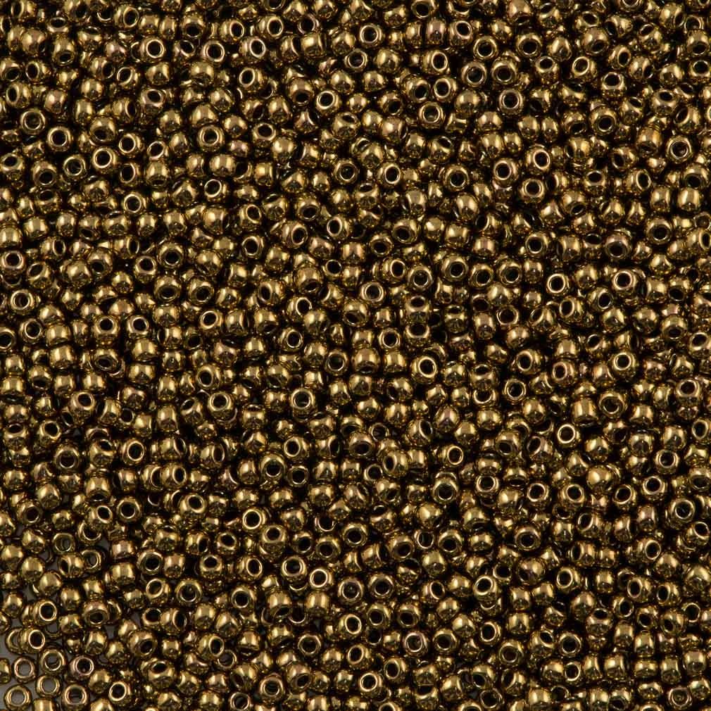 #15 Toho Seed Beads, Antique Bronze, 8 Grams, 1x1mm