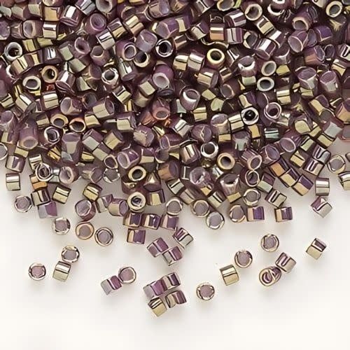 #11 Delica Seed Beads, Dusky Mauve, DB1011-TB, Approx 1440 Beads, 1 two inch tube, 7.2 grams