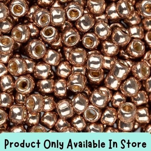#8 Toho Seed Beads, Galvanized Almond, Permanent Finish, 3x3mm, 19 Grams/0.67oz, in store only