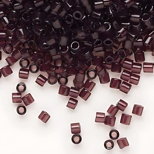 #11 Delica Seed Beads, Transparent Mauve, DB1104-TB, Approx 1440 Beads, 1 two inch tube, 7.2 grams