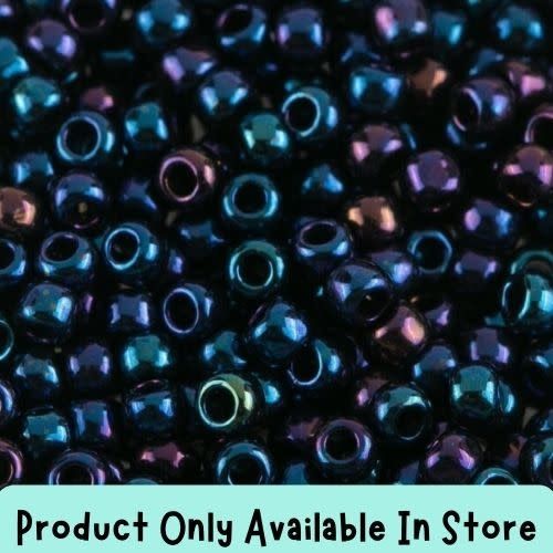 #8 Toho Seed Beads, Metallic Nebula, 3x3mm, 19 Grams/0.67oz, in store only