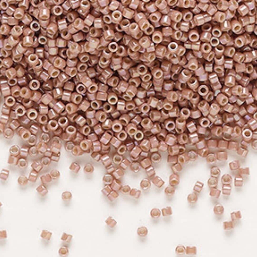 #11 Delica Seed Beads, Opaque Glazed Lavender, DB2271-TB, Approx 1440 Beads, 1 two inch tube, 7.2 grams