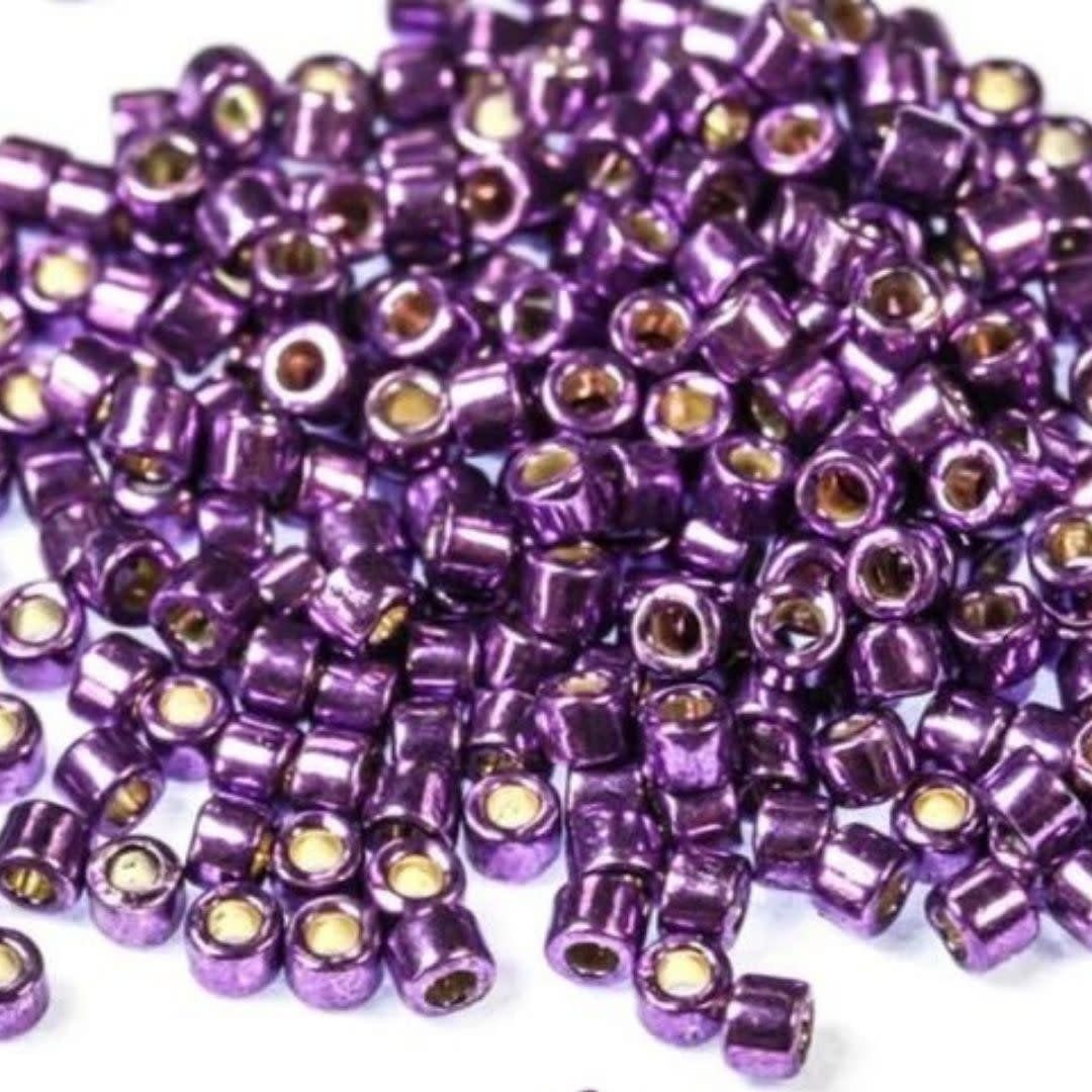 #11 Delica Seed Beads, Duracoat Galvanized Purple Orchid, DB2508-TB, Approx 1440 Beads, 1 two inch tube, 7.2 grams