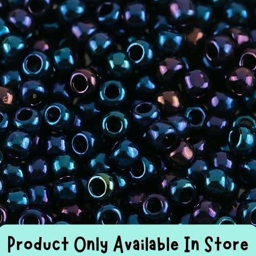 #11 Toho Seed Beads, Metallic Nebula, 2x2mm, 19 Grams/0.67oz, in store only