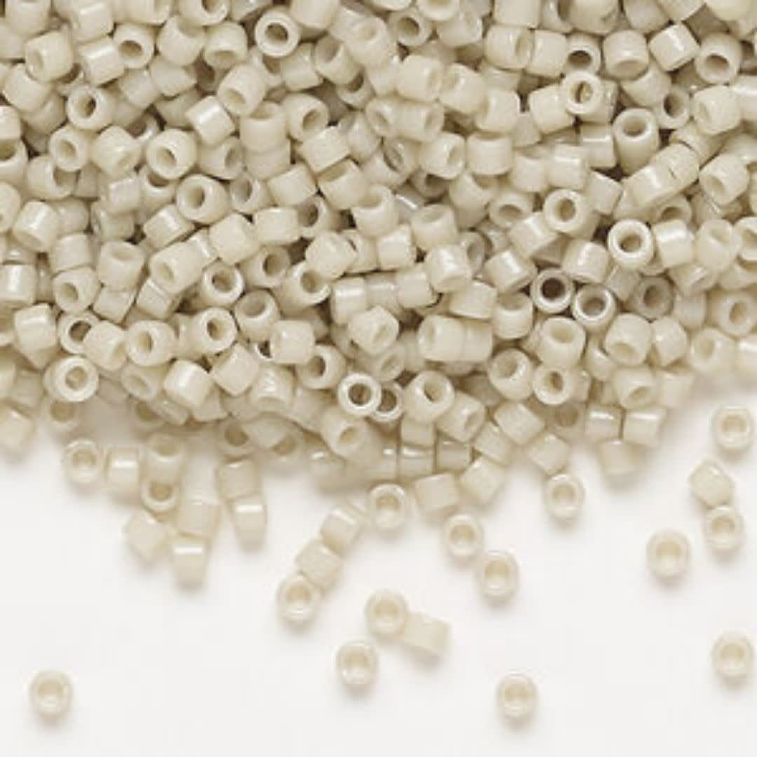 #11 Delica Seed Beads, Duracoat Opaque Off White, DB2362-TB, Approx 1440 Beads, 1 two inch tube, 7.2 grams