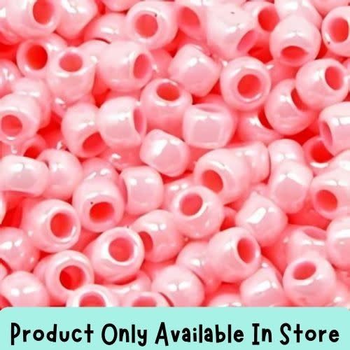 #6 Toho Seed Beads, Opaque Pastel Peach Blossom, 4x4mm, 19 Grams/0.67oz, in store only