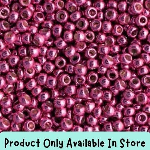 #11 Toho Seed Beads, Galvanized Orchid, Permanent Finish, 2x2mm, 19 Grams/0.67oz, in store only