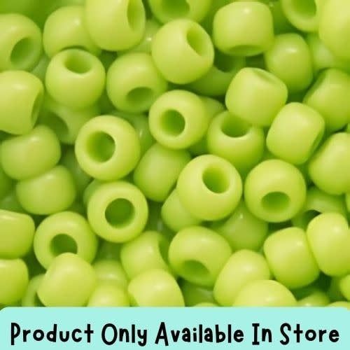 #6 Toho Seed Beads, Opaque Sour Apple, 4x4mm, 19 Grams/0.67oz, in store only