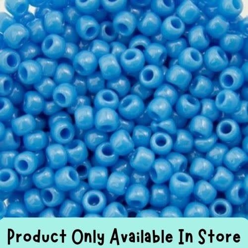 #11 Toho Seed Beads, Opaque Cornflower, 2x2mm, 19 Grams/0.67oz, in store only