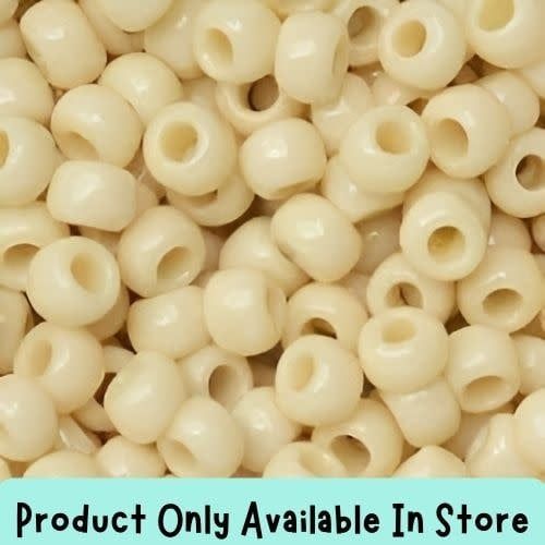 #6 Toho Seed Beads, Opaque Light Beige, 4x4mm, 19 Grams/0.67oz, in store only