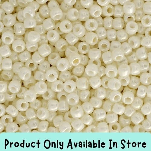 #11 Toho Seed Beads, Opaque Luster Navajo White, 2x2mm, 19 Grams/0.67oz, in store only