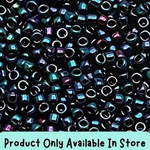#11 Toho Seed Beads, Metallic Dragonfly, 2x2mm, 19 Grams/0.67oz, in store only