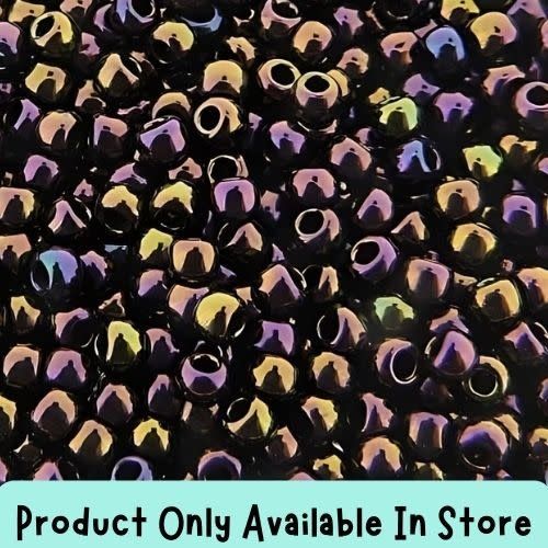#11 Toho Seed Beads, Metallic Iris Purple,2x2mm, 19 Grams/0.67oz, in store only