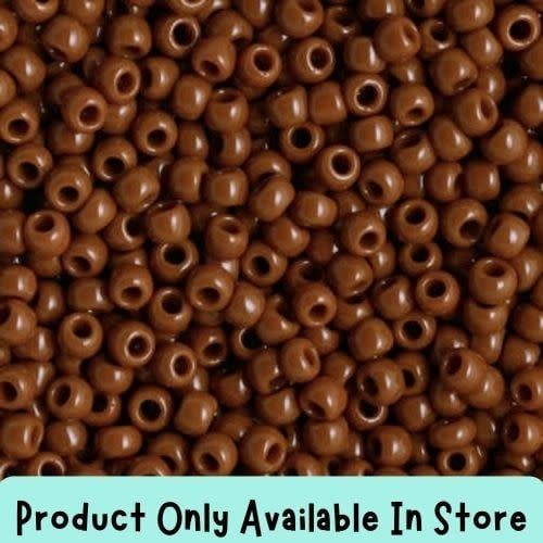 #11 Toho Seed Beads, Opaque Terra Cotta, 2x2mm, 19 Grams/0.67oz, in store only