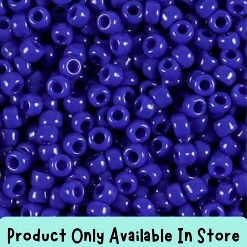 #11 Toho Seed Beads, Opaque Navy Blue, 2x2mm, 19 Grams/0.67oz, in store only
