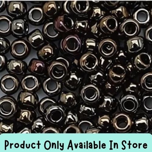 #6 Toho Seed Beads, Metallic Iris Brown, 4x4mm, 19 Grams/0.67oz, in store only