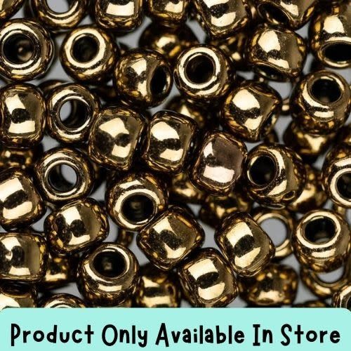 #6 Toho Seed Beads, Antique Bronze, 4x4mm, 19 Grams/0.67oz, in store only