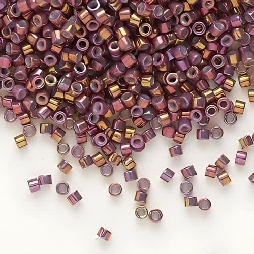 #11 Delica Seed Beads, Teaberry Luster, DB1013-TB, Approx 1440 Beads, 1 two inch tube, 7.2 grams