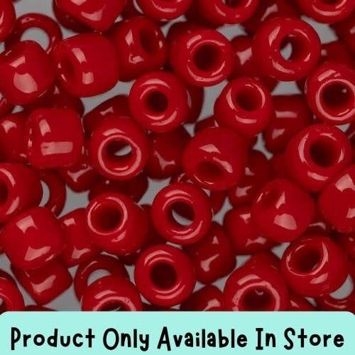 #6 Toho Seed Beads, Opaque Pepper Red, 4x4mm, 19 Grams/0.67oz, in store only