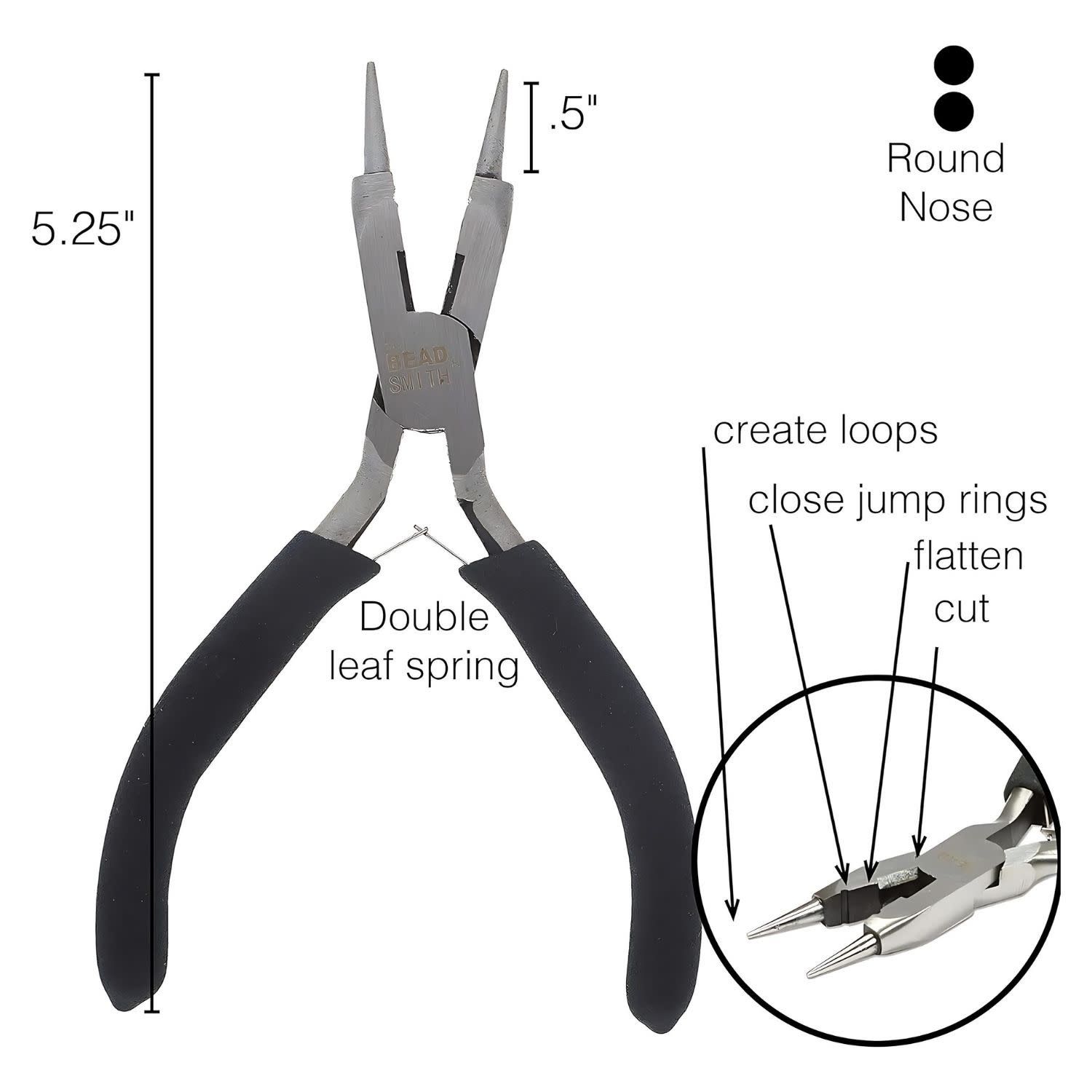 4 In 1 Pliers, For Cutting, Flattening, Looping &amp; Closing Jumprings, 5.5&quot; Long