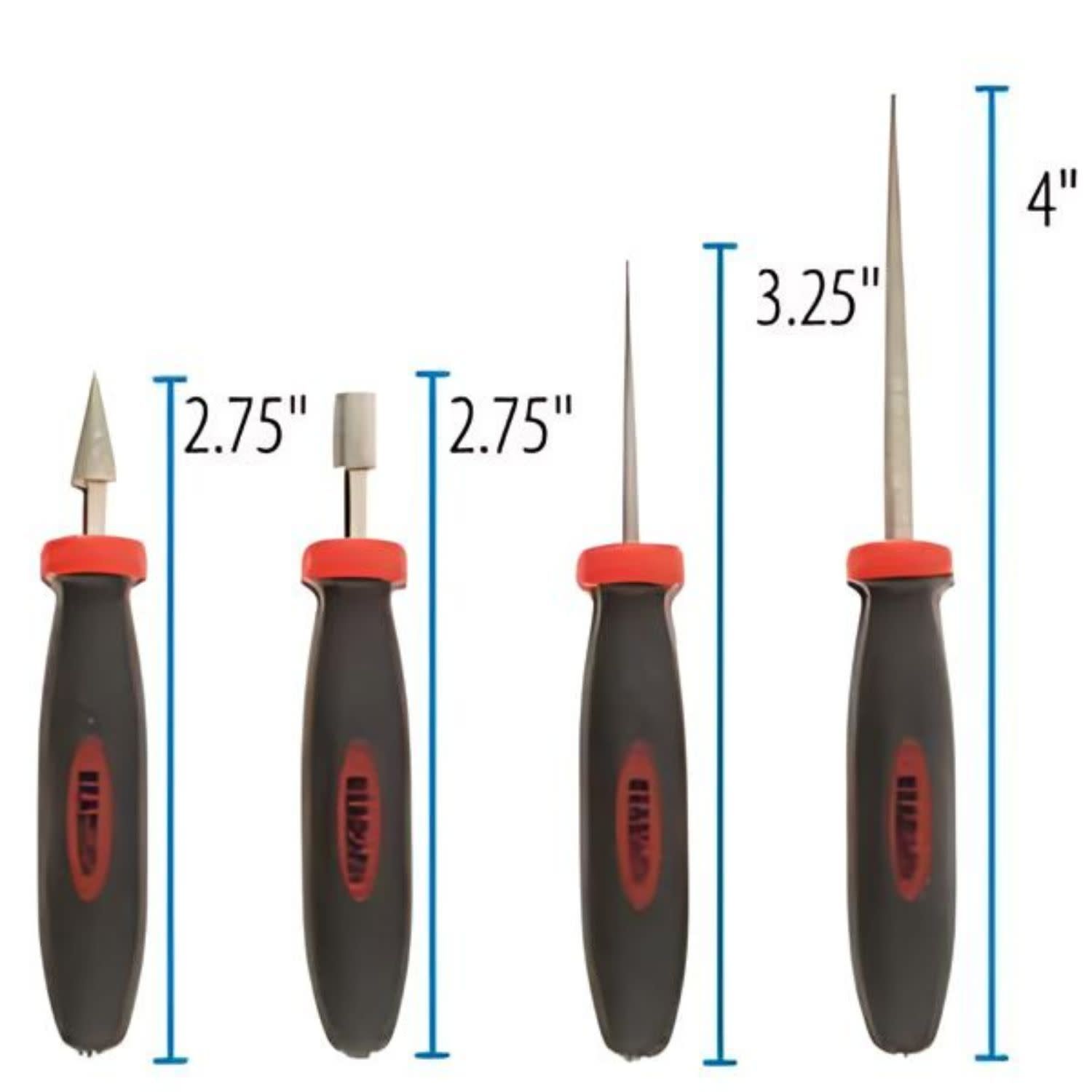 Manuel Bead Reamers, 4 Piece Set, 71 Grams