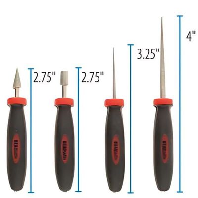 Manuel Bead Reamers, 4 Piece Set, 71 Grams