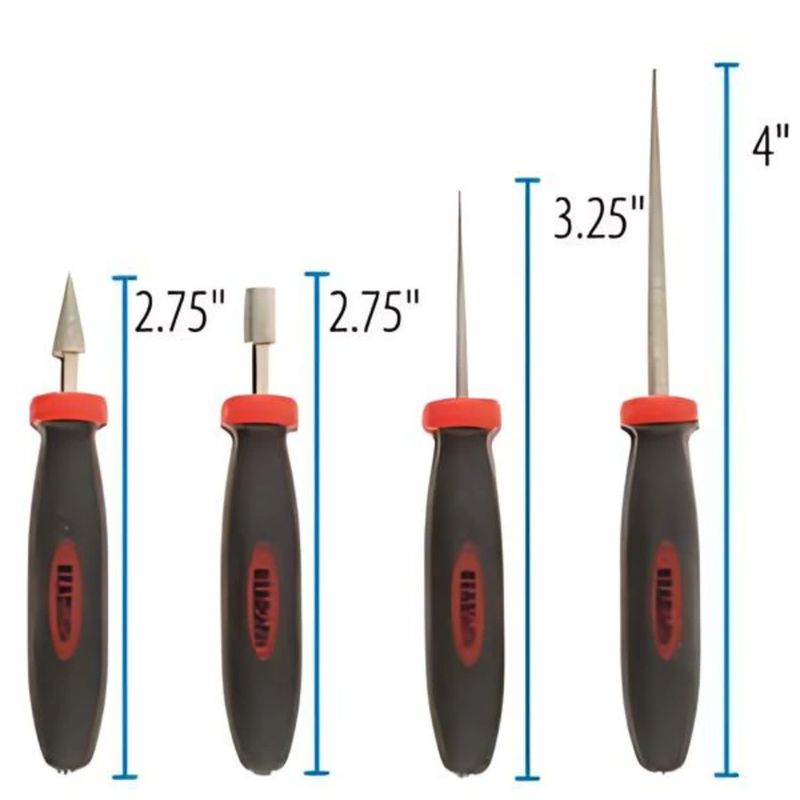 Manuel Bead Reamers, 4 Piece Set, 71 Grams