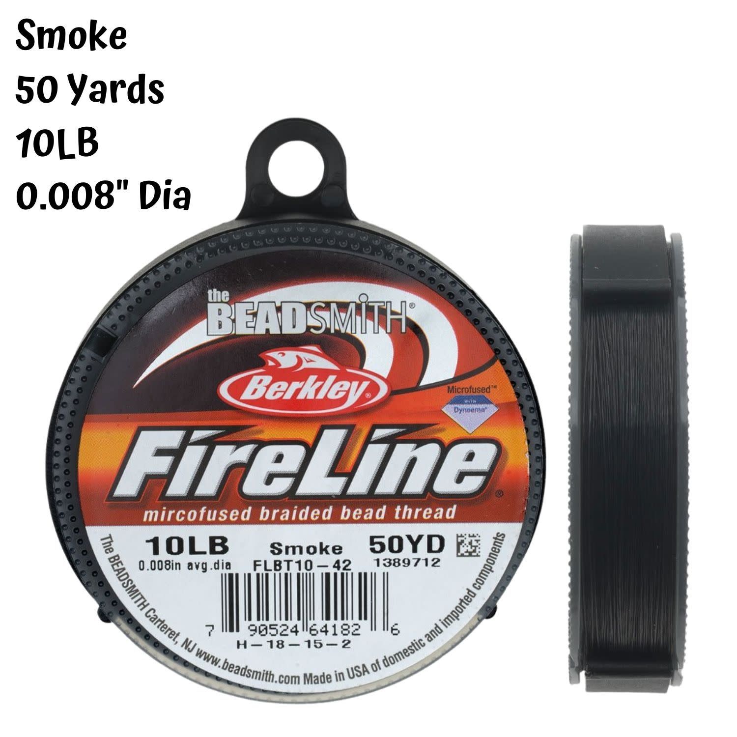 10lb Fireline, Smoke Grey, 50 Yards, 0.008&quot;/0.20mm, 28gms/1oz