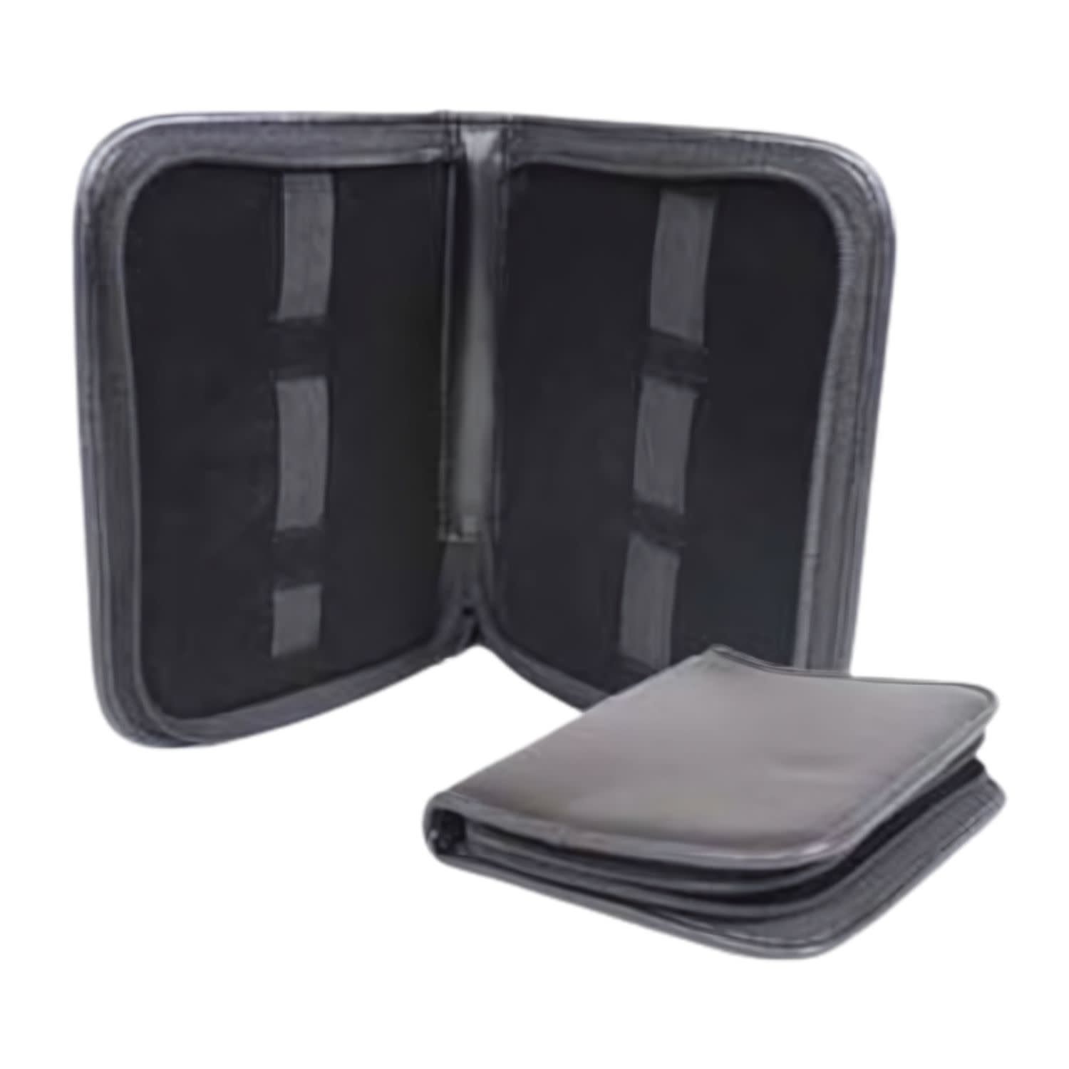 Black Leatherette 6-Band Pliers Pouch/Bag, 7.7&quot;x5.5&quot;x1.25&quot;