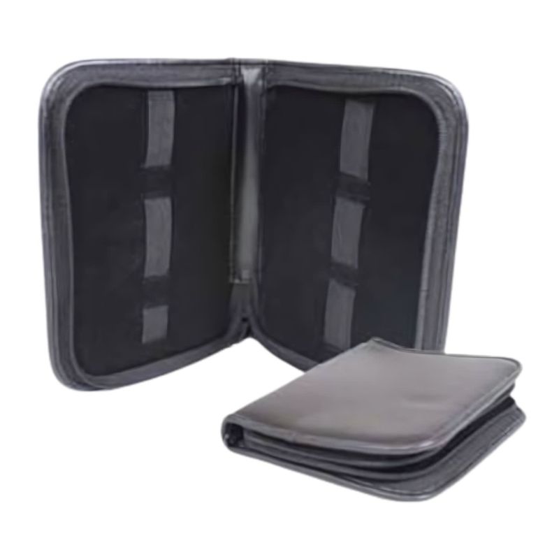 Black Leatherette 6-Band Pliers Pouch/Bag, 7.7&quot;x5.5&quot;x1.25&quot;