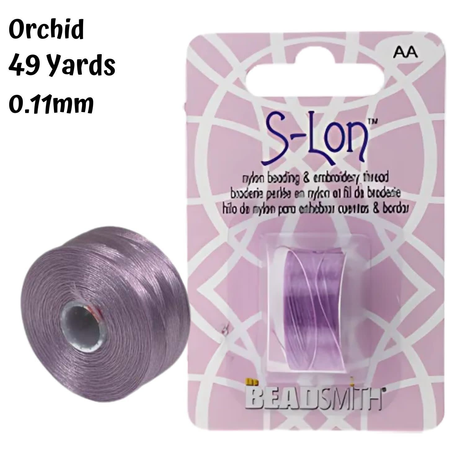 S-Lon Fine D Thread, Orchid, 49 Yards, Size - 0.11mm Diameter