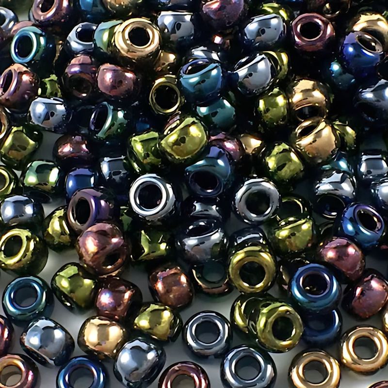 #11 Miyuki Seed Beads - Mix Heavy Metal, 11-9Mix23-TB, Approx 24 Grams, 1 five inch tube