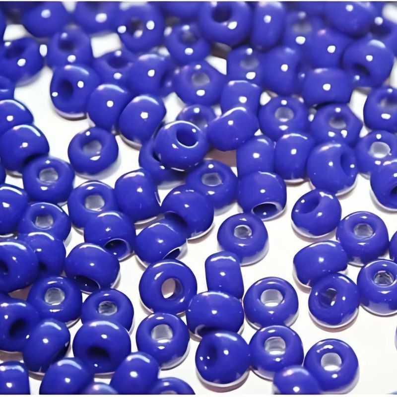 #11 Miyuki Seed Beads - Opaque Cobalt Blue, 11-9414-TB, Approx 24 Grams, 1 five inch tube