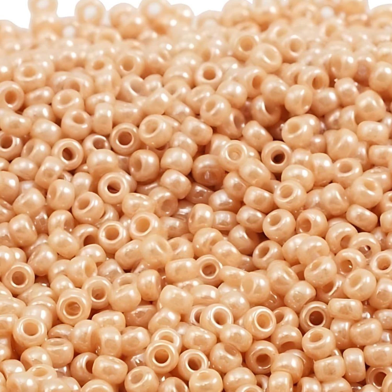 #11 Miyuki Seed Beads - Dark Beige Ceylon, 11-9593-TB, Approx 24 Grams, 1 five inch tube