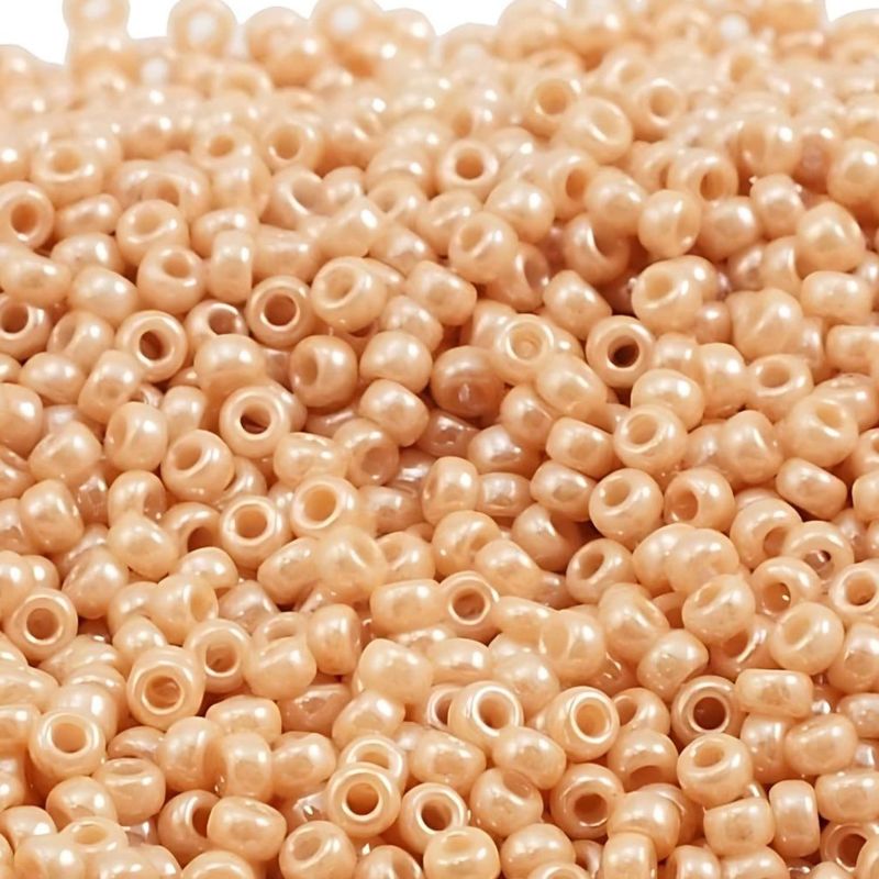 #11 Miyuki Seed Beads - Dark Beige Ceylon, 11-9593-TB, Approx 24 Grams, 1 five inch tube