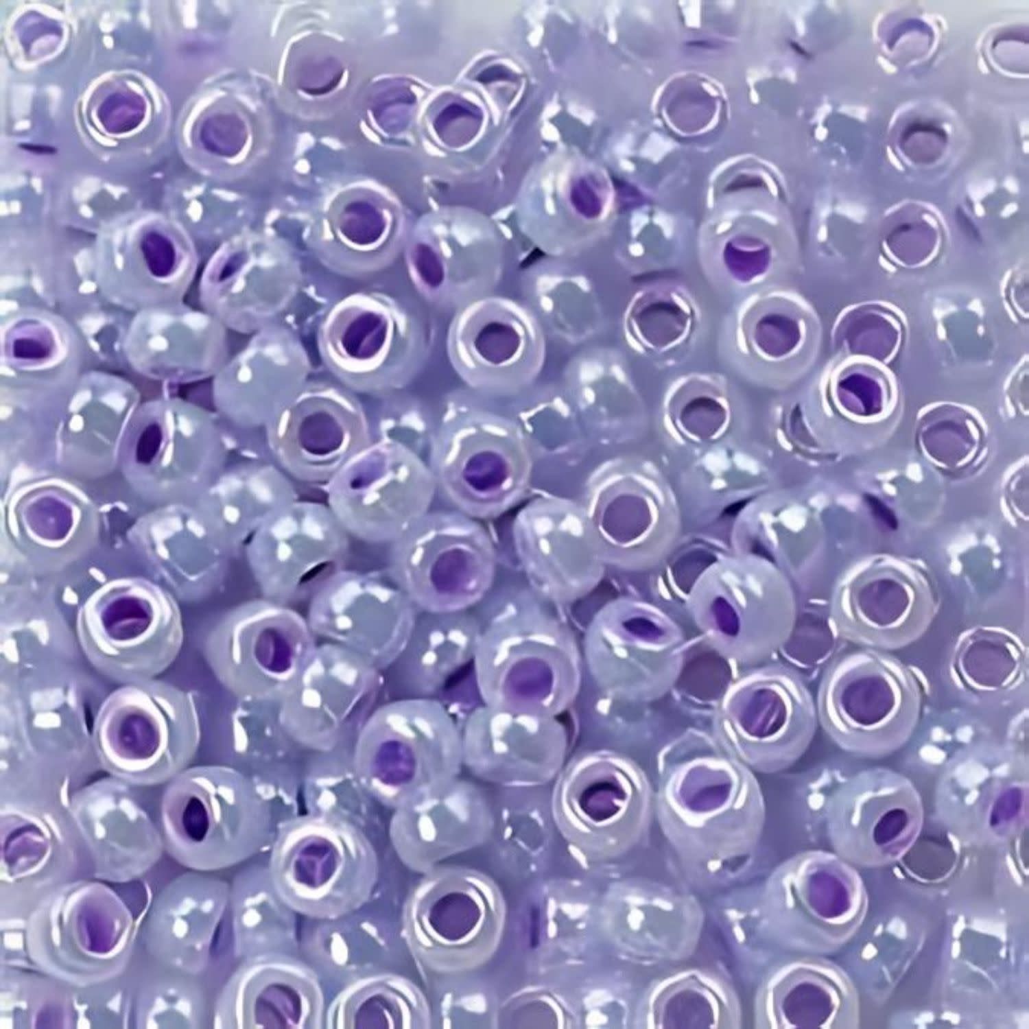 #6 Miyuki Seed Beads - Lilac Ceylon, 6-9538-TB, Approx 240 Beads, 1 five inch tube, 20 grams
