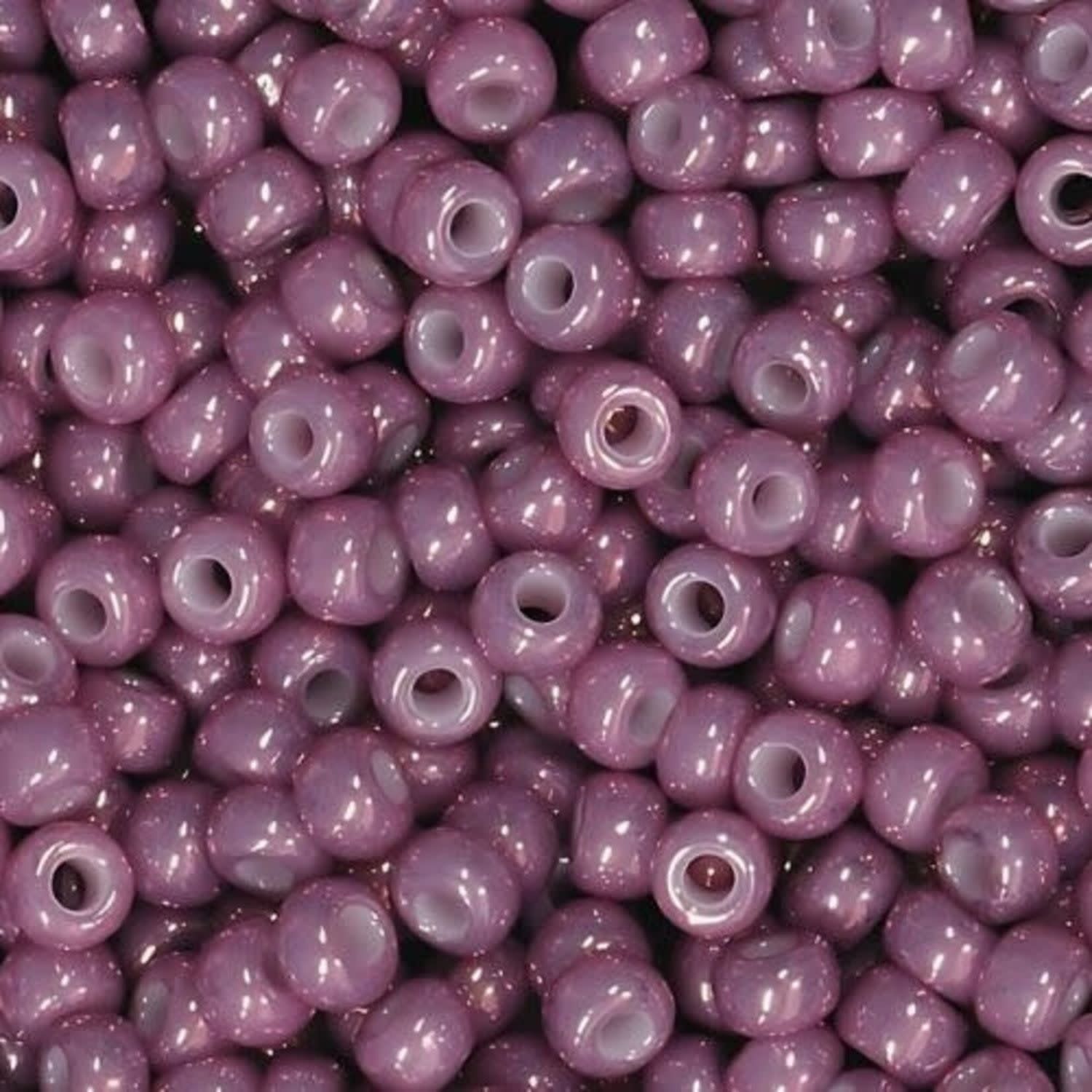 #8 Miyuki Seed Beads - Opaque Luster Dark Orchid, 8-91867-TB, Approx 858 Beads/22 Grams, 1 five inch tube