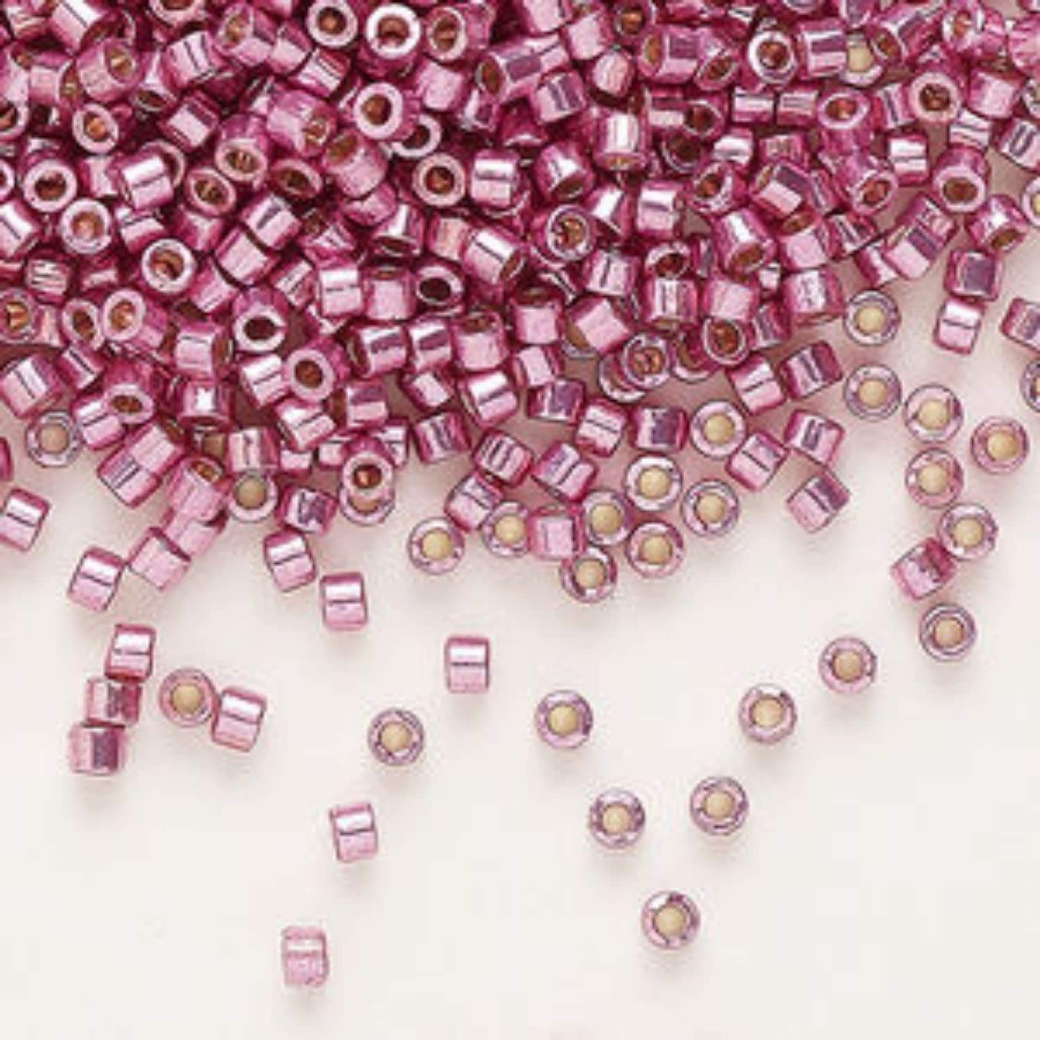 #11 Delica Seed Beads, Duracoat Galvanized Dusty Orchid, DB1848-TB, Approx 1440 Beads, 1 two inch tube, 7.2 grams