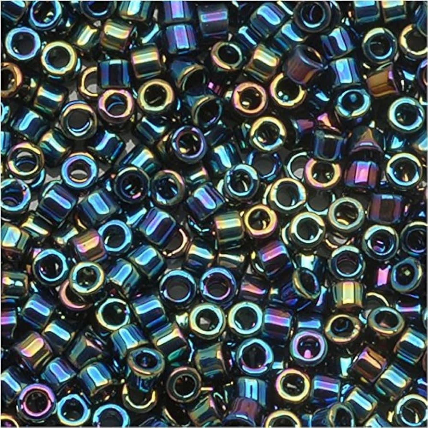 #11 Delica Seed Beads, Medium Blue Iris, DB005-TB, Approx 1440 Beads, 1 two inch tube, 7.2 grams