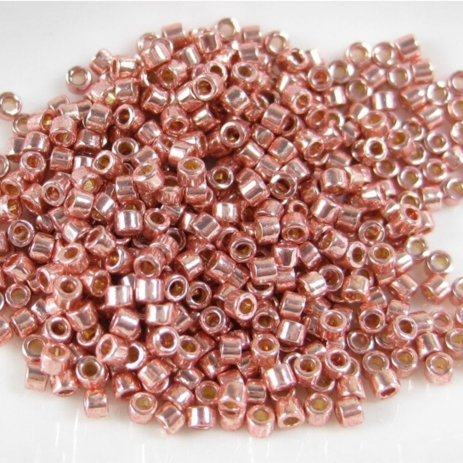 #11 Delica Seed Beads, Duracoat Galvanized Bright Copper, DB2503-TB, Approx 1440 Beads, 1 two inch tube, 7.2 grams
