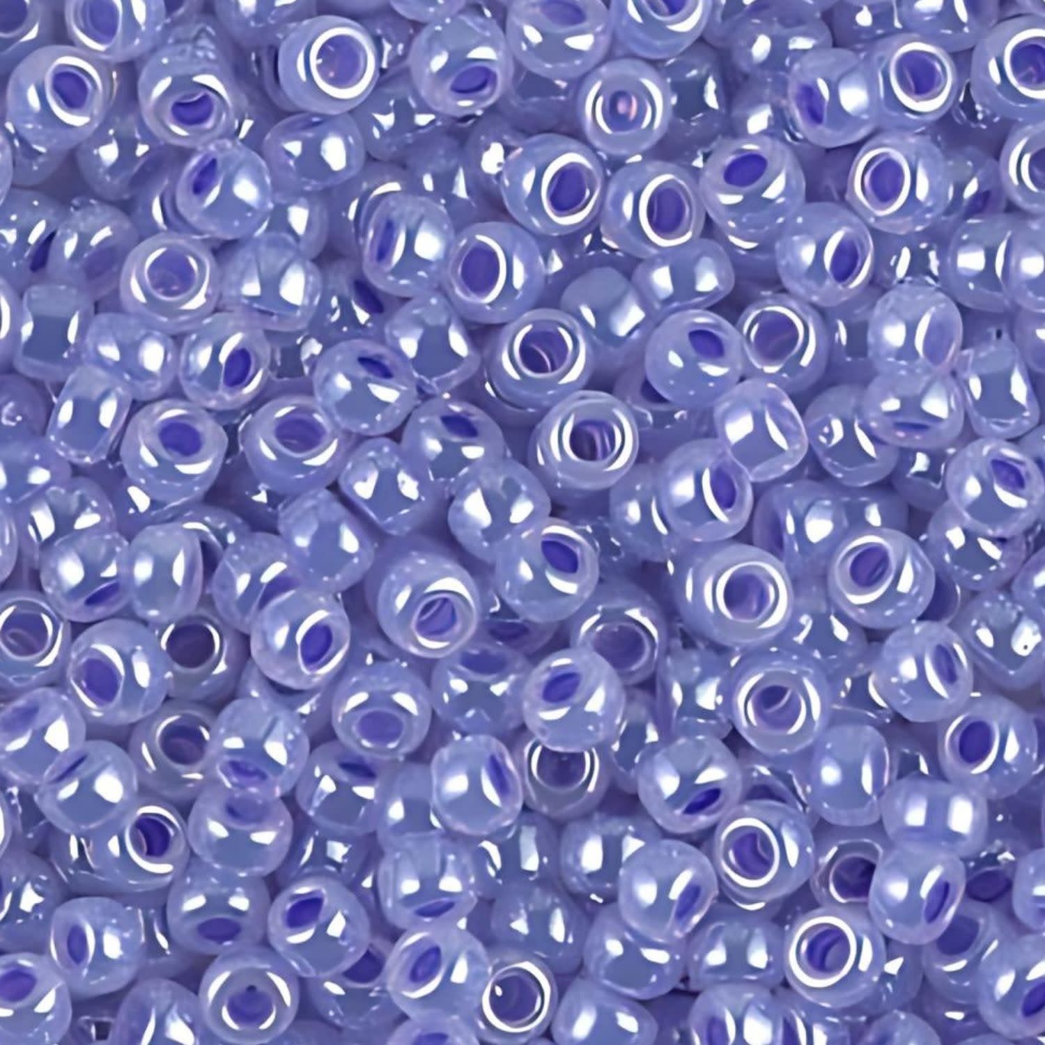 #8 Miyuki Seed Beads - Lilac Ceylon, 8-9538-TB, Approx 858 Beads/22 Grams, 1 five inch tube