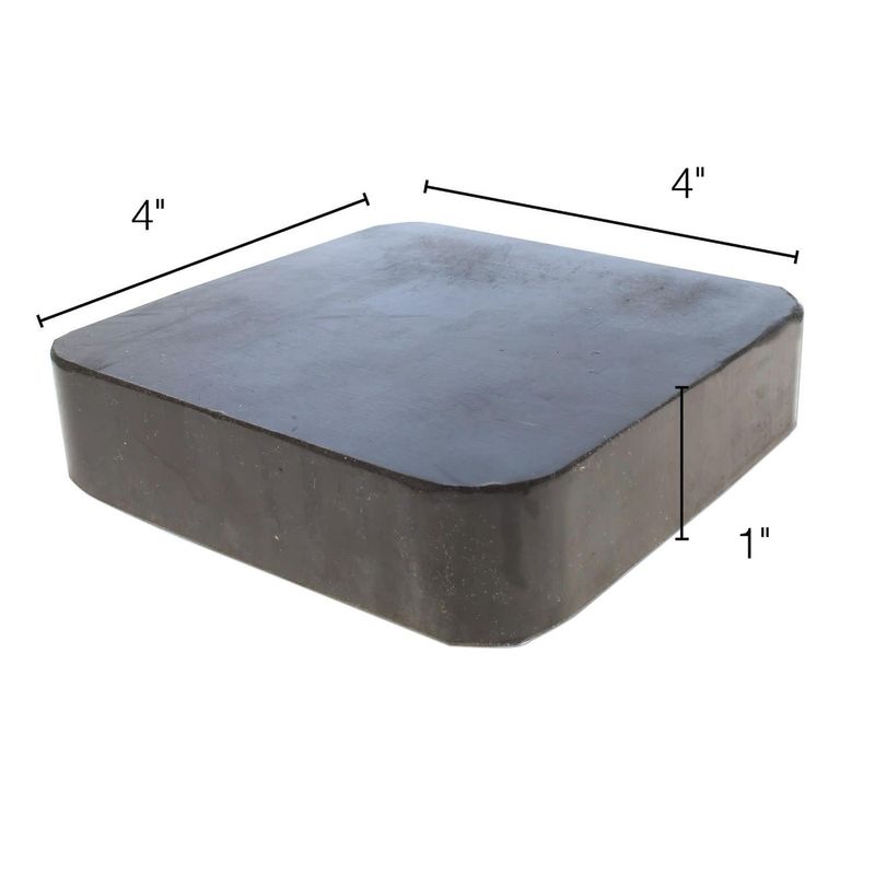 Rubber Dapping Block, 4&quot;x4&quot;x1&quot;