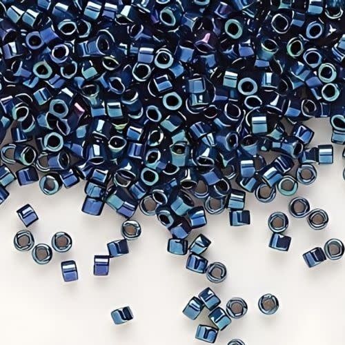 #11 Delica Seed Beads, Metallic Purple Gold Iris, DB1005-TB, Approx 1440 Beads, 1 two inch tube, 7.2 grams