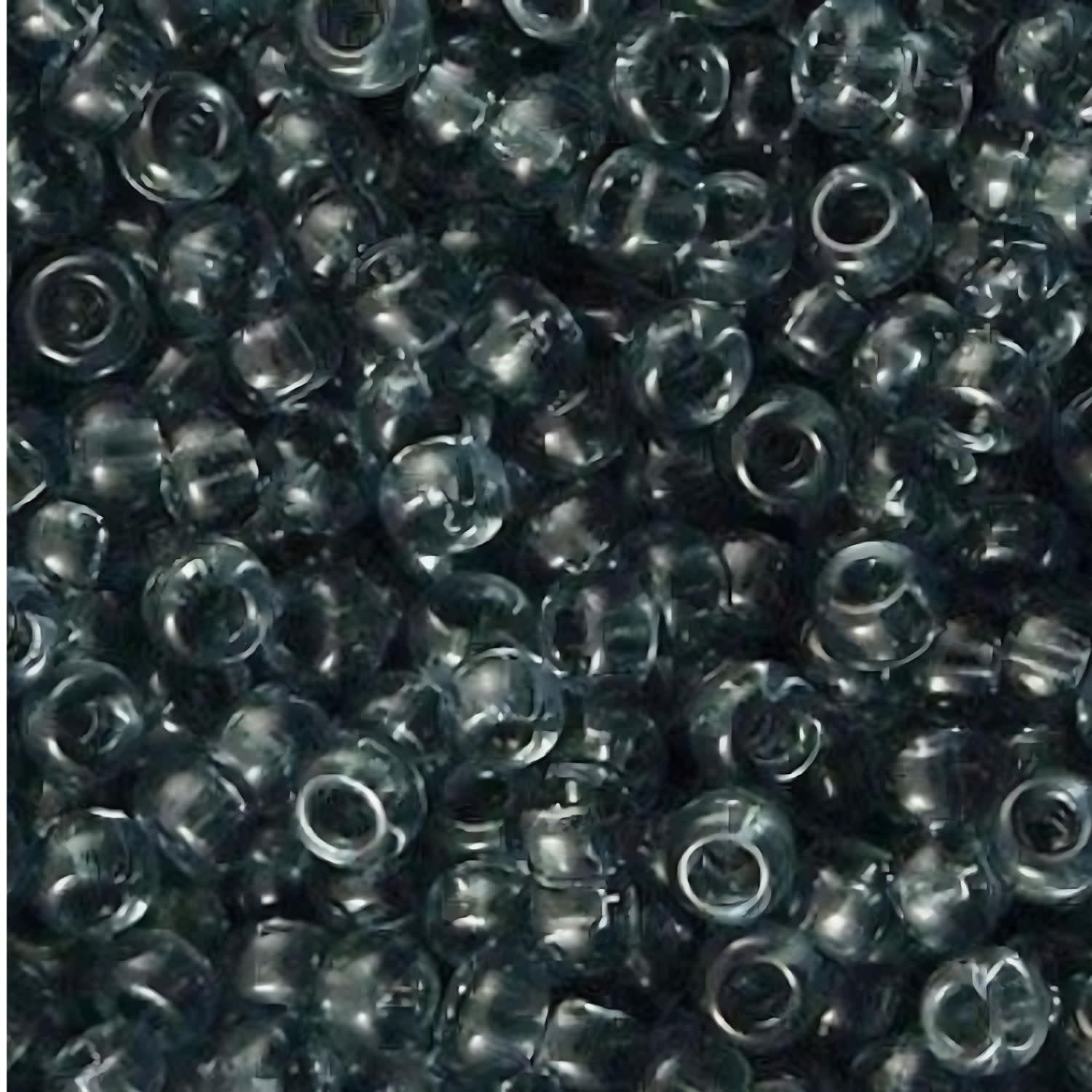 #6 Miyuki Seed Beads - Transparent Grey, 6-9152-TB, Approx 240 Beads, 1 five inch tube, 20 grams