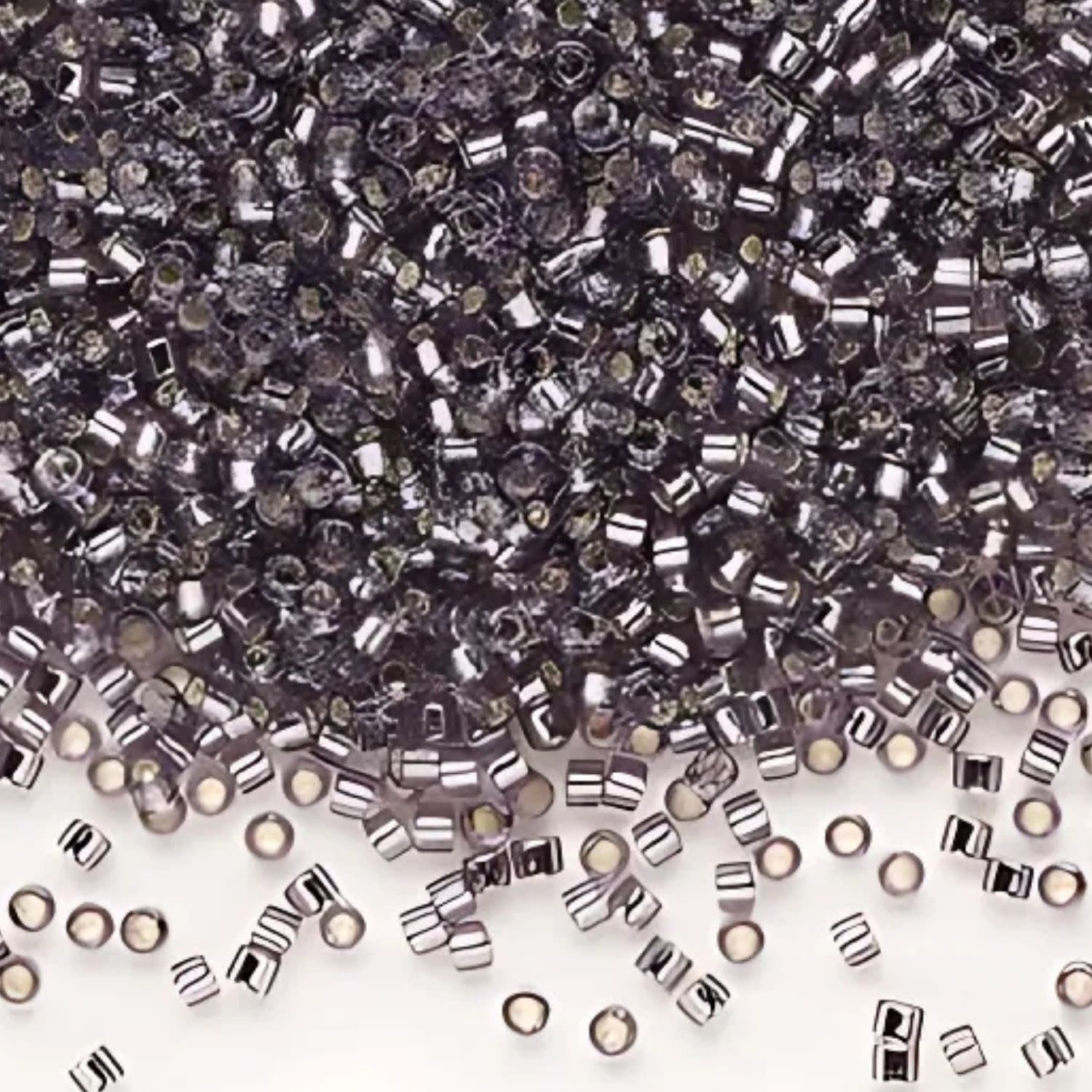 #11 Delica Seed Beads, Silver Lined Amethyst, DB1205-TB, Approx 1440 Beads, 1 two inch tube, 7.2 grams
