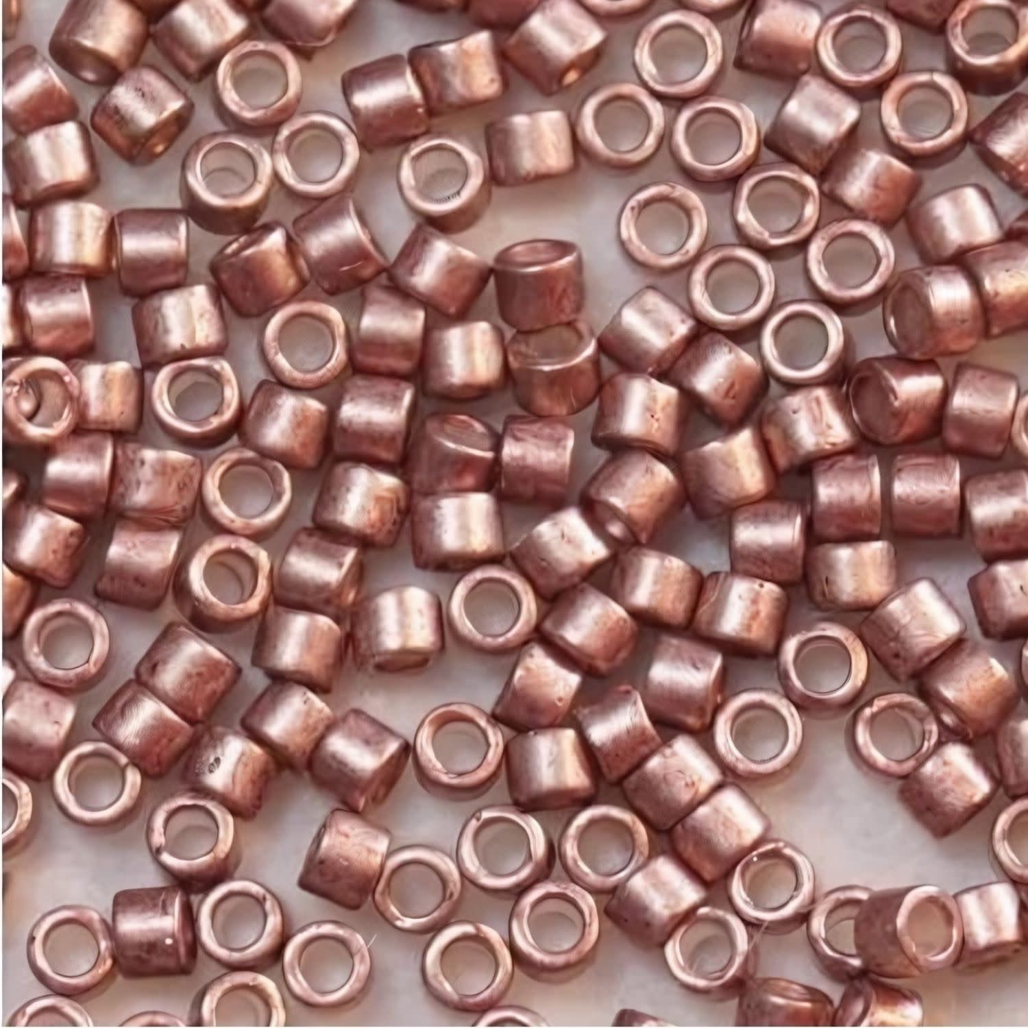 #11 Delica Seed Beads, Semi Matte Galvanized Berry, DB1157-TB, Approx 1440 Beads, 1 two inch tube, 7.2 grams
