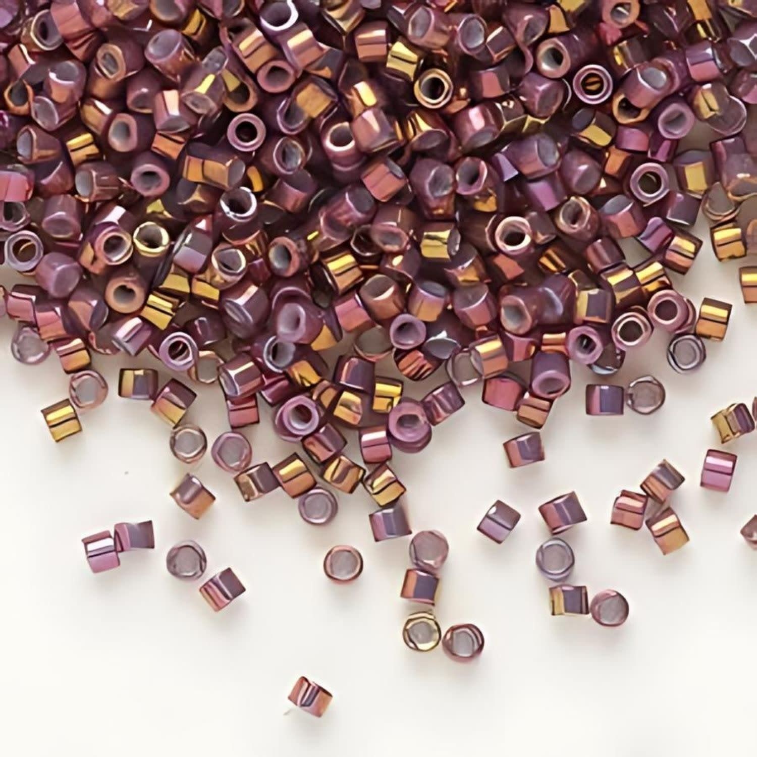 #11 Delica Seed Beads, Teaberry Luster, DB1013-TB, Approx 1440 Beads, 1 two inch tube, 7.2 grams