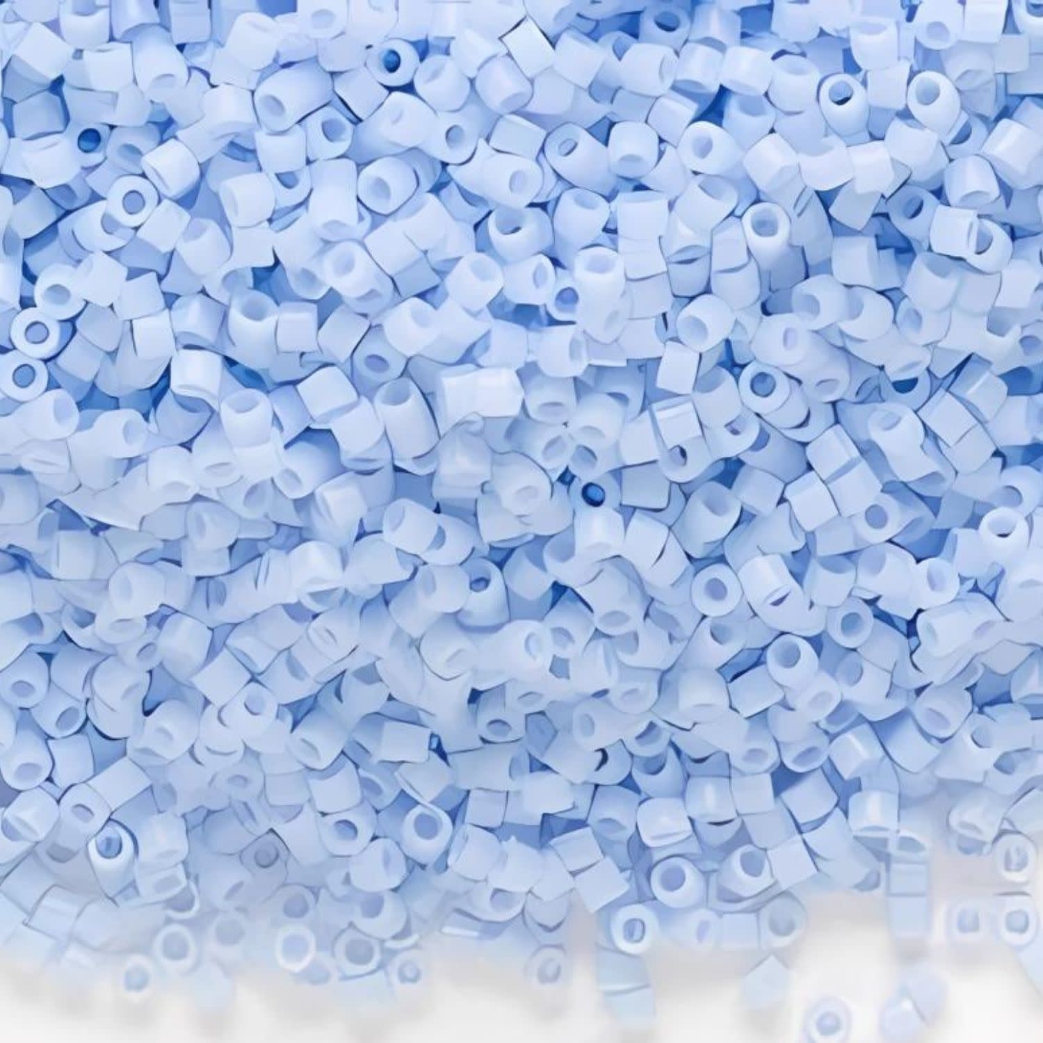 #11 Delica Seed Beads, Opaque Agate Blue, DB1137-TB, Approx 1440 Beads, 1 two inch tube, 7.2 grams