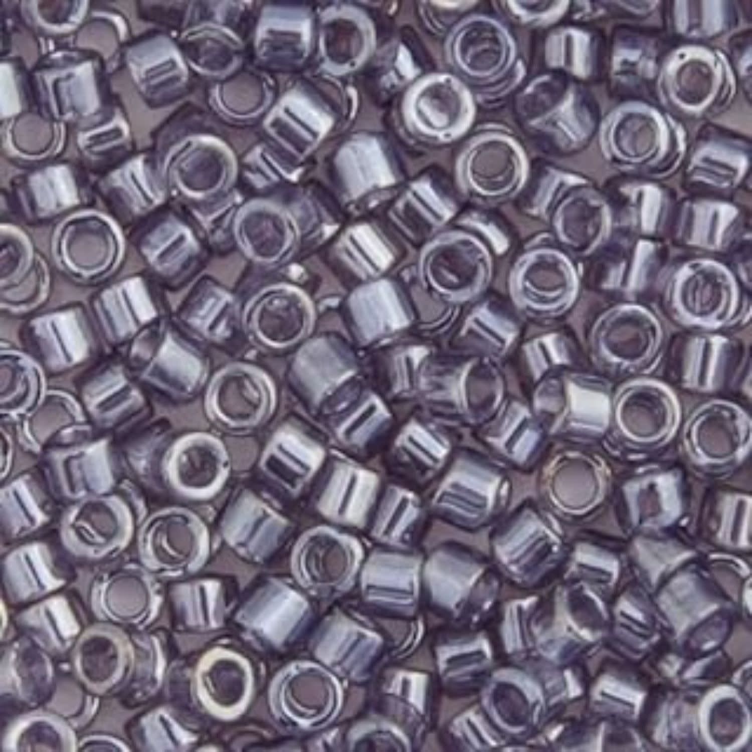 #11 Delica Seed Beads, Light Amethyst Transparent Luster, DB1225-TB, Approx 1440 Beads, 1 two inch tube, 7.2 grams